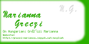 marianna greczi business card
